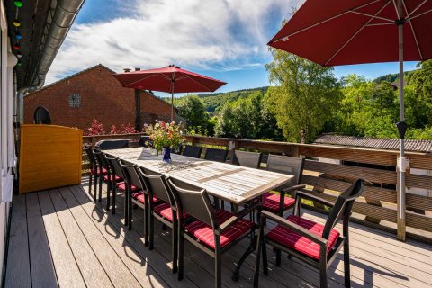 2 Vakantiewoning Balkon Sauerland Deutschland Winterberg Haus am wilde Aar Referinghausen.