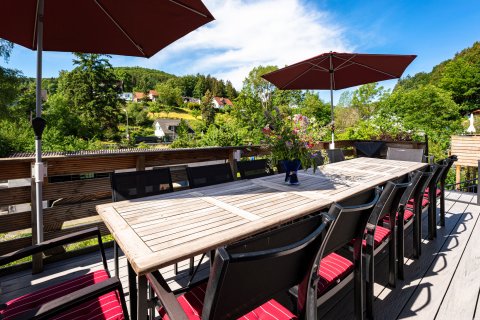 3 Haus am wilde Aar Vakantiewoning Zonnig Balkon Sauerland Duitsland Winterberg.