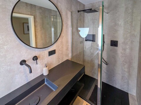 Badezimmer 2   Ferienhaus Haus am Bach   Referinghausen im Sauerland   Medebach Deutschland.