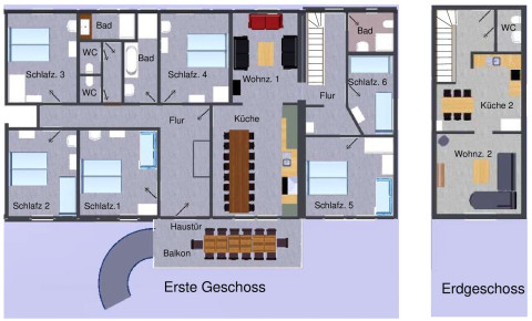 Grundrisse Haus am Wilde Aar