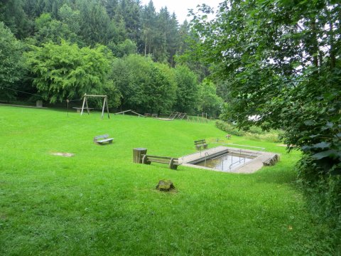 Speelplaats Deifeld Sauerland Deutschland.