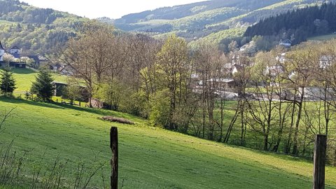 Wandern Sauerland Deutschland.