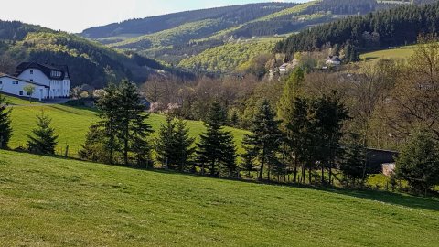 Wandelingen Sauerland Deutschland.