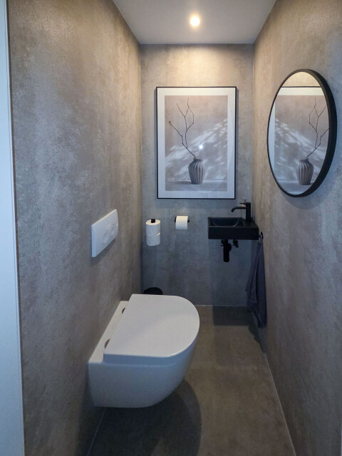 WC Obergeschoss   Ferienhaus Haus am Bach   Referinghausen im Sauerland   Medebach Deutschland